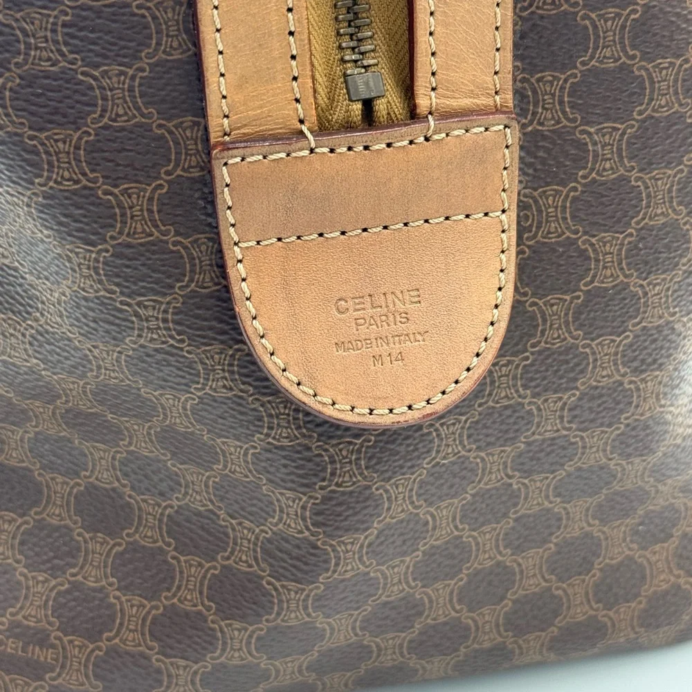 Celine Vintage Macadam Boston Bag - Picture 9 of 13